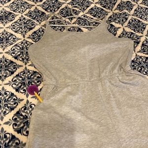 Gray romper one-piece